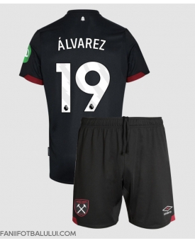 West Ham United Edson Alvarez #19 Echipament de Fotbal Replică 2024-25 Copii Deplasare (+ Șorturi)
